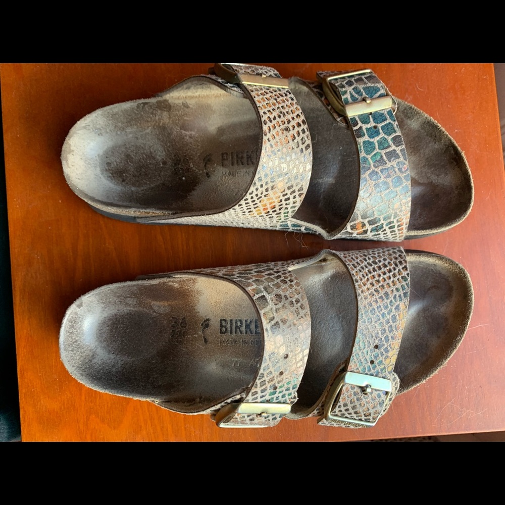 Snake print Birkenstock